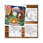 Carti si Birotica - Carti - Carti pentru copii - Carti de colorat - Carte de colorat, 42 de ilustratii Cozy Life, 88 pagini, A5 - Infinity.ro