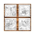Carti si Birotica - Carti - Carti pentru copii - Carti de colorat - Carte de colorat, 44 de ilustratii Girl Moments - Volumul IV, 94 pagini, A5 - Infinity.ro