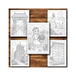 Carti si Birotica - Carti - Carti pentru copii - Carti de colorat - Carte de colorat, 44 de ilustratii Romania - Volumul III - Pentru copii, 94 pagini, A5 - Infinity.ro