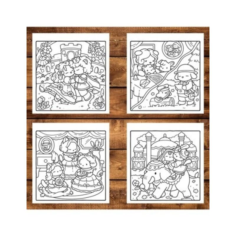 Carti si Birotica - Carti - Carti pentru copii - Carti de colorat - Carte de colorat, 45 de ilustratii Cozy Eras - Volumul II, 96 pagini, A5 - Infinity.ro