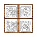 Carti si Birotica - Carti - Carti pentru copii - Carti de colorat - Carte de colorat, 48 de ilustratii Cozy Love, 102 pagini, A5 - Infinity.ro