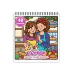 Carti si Birotica - Carti - Carti pentru copii - Carti de colorat - Carte de colorat, 48 de ilustratii Cozy Mom, 102 pagini, A5 - Infinity.ro