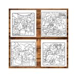 Carti si Birotica - Carti - Carti pentru copii - Carti de colorat - Carte de colorat, 48 de ilustratii Cozy Mom, 102 pagini, A5 - Infinity.ro