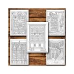 Carti si Birotica - Carti - Carti pentru copii - Carti de colorat - Carte de colorat, 47 de ilustratii Rafturi cu carti - Volumul I, 100 pagini, A5 - Infinity.ro