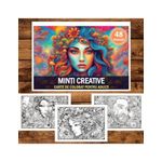 Carti si Birotica - Carti - Carti pentru copii - Carti de colorat - Carte de colorat, 48 de ilustratii, Minti Creative, 102 pagini, A5 - Infinity.ro