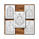 Carti si Birotica - Carti - Carti pentru copii - Carti de colorat - Carte de colorat, 48 de ilustratii Zodiac Adulti 3, 102 pagini, A5 - Infinity.ro