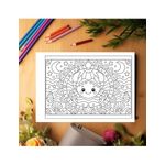 Carti si Birotica - Carti - Carti pentru copii - Carti de colorat - Carte de colorat, 48 de ilustratii Zodiacul, 102 pagini, A5 - Infinity.ro