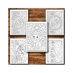 Carti si Birotica - Carti - Carti pentru copii - Carti de colorat - Carte de colorat, 48 de ilustratii Zodiacul, 102 pagini, A5 - Infinity.ro