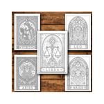Carti si Birotica - Carti - Carti pentru copii - Carti de colorat - Carte de colorat, 48 de ilustratii Zodiac Adulti 3, 102 pagini, A5 - Infinity.ro
