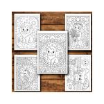 Carti si Birotica - Carti - Carti pentru copii - Carti de colorat - Carte de colorat, 48 de ilustratii Zodiacul, 102 pagini, A5 - Infinity.ro