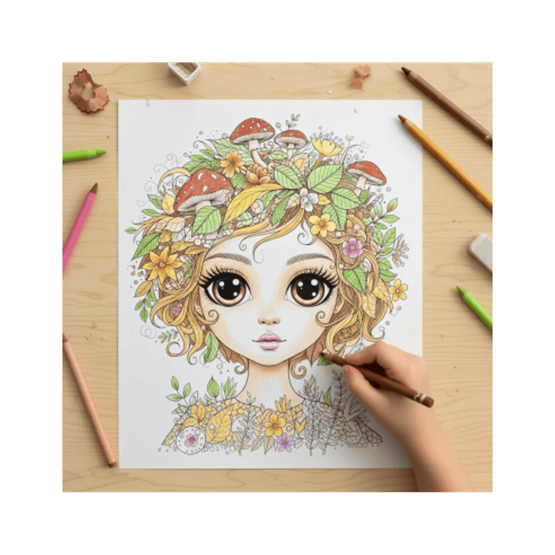 Carti si Birotica - Carti - Carti pentru copii - Carti de colorat - Carte de colorat, 49 de ilustratii Coafuri Abstracte - Volumul II, 104 pagini, A5 - Infinity.ro