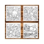 Carti si Birotica - Carti - Carti pentru copii - Carti de colorat - Carte de colorat, 49 de ilustratii Magical Baby Dragons, 104 pagini, A5 - Infinity.ro