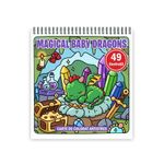 Carti si Birotica - Carti - Carti pentru copii - Carti de colorat - Carte de colorat, 49 de ilustratii Magical Baby Dragons, 104 pagini, A5 - Infinity.ro