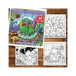 Carti si Birotica - Carti - Carti pentru copii - Carti de colorat - Carte de colorat, 49 de ilustratii Magical Baby Dragons, 104 pagini, A5 - Infinity.ro