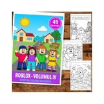 Carti si Birotica - Carti - Carti pentru copii - Carti de colorat - Carte de colorat, 49 de ilustratii Roblox - Volumul IV, 104 pagini, A5 - Infinity.ro