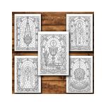 Carti si Birotica - Carti - Carti pentru copii - Carti de colorat - Carte de colorat, 49 de ilustratii Vitralii Religioase - Volumul II, 104 pagini, A5 - Infinity.ro