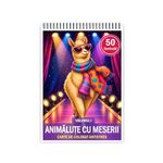Carti si Birotica - Carti - Carti pentru copii - Carti de colorat - Carte de colorat, 50 de ilustratii Animalute cu meserii - Volumul I, 106 pagini, A5 - Infinity.ro
