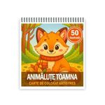 Carti si Birotica - Carti - Carti pentru copii - Carti de colorat - Carte de colorat, 50 de ilustratii Animalute Toamna, 106 pagini, A5 - Infinity.ro
