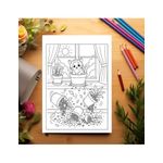 Carti si Birotica - Carti - Carti pentru copii - Carti de colorat - Carte de colorat, 50 de ilustratii Bad Kitties - Volumul I, 106 pagini, A5 - Infinity.ro
