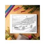 Carti si Birotica - Carti - Carti pentru copii - Carti de colorat - Carte de colorat, 50 de ilustratii BMW, 106 pagini, A5 - Infinity.ro