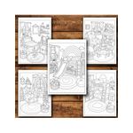Carti si Birotica - Carti - Carti pentru copii - Carti de colorat - Carte de colorat, 50 de ilustratii Camera Copiilor - Volumul I, 106 pagini, A5 - Infinity.ro