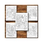 Carti si Birotica - Carti - Carti pentru copii - Carti de colorat - Carte de colorat, 50 de ilustratii Camera Copiilor - Volumul I, 106 pagini, A5 - Infinity.ro