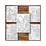 Carti si Birotica - Carti - Carti pentru copii - Carti de colorat - Carte de colorat, 50 de ilustratii Capcaunul, 106 pagini, A5 - Infinity.ro