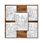 Carti si Birotica - Carti - Carti pentru copii - Carti de colorat - Carte de colorat, 50 de ilustratii Capcaunul, 106 pagini, A5 - Infinity.ro