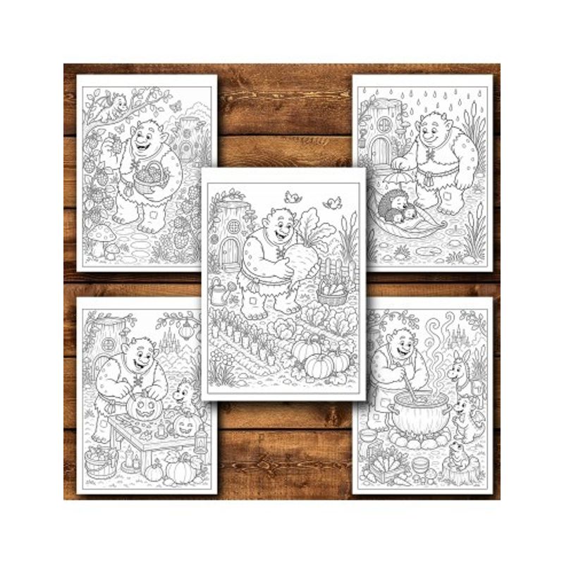 Carti si Birotica - Carti - Carti pentru copii - Carti de colorat - Carte de colorat, 50 de ilustratii Capcaunul, 106 pagini, A5 - Infinity.ro