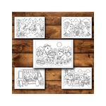Carti si Birotica - Carti - Carti pentru copii - Carti de colorat - Carte de colorat, 50 de ilustratii Capibara Dragute - Volumul II, 106 pagini, A5 - Infinity.ro