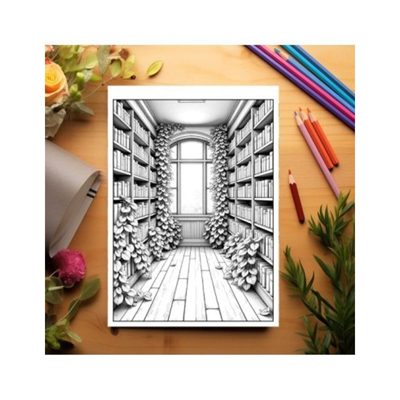 Carti si Birotica - Carti - Carti pentru copii - Carti de colorat - Carte de colorat, 50 de ilustratii Carti cu flori, 106 pagini, A5 - Infinity.ro
