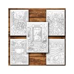 Carti si Birotica - Carti - Carti pentru copii - Carti de colorat - Carte de colorat, 50 de ilustratii Catastrophy - Volumul I, 106 pagini, A5 - Infinity.ro