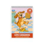 Carti si Birotica - Carti - Carti pentru copii - Carti de colorat - Carte de colorat, 50 de ilustratii Catei Caraghiosi - Volumul III, 106 pagini, A5 - Infinity.ro