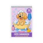 Carti si Birotica - Carti - Carti pentru copii - Carti de colorat - Carte de colorat, 50 de ilustratii Catei Caraghiosi - Volumul II, 106 pagini, A5 - Infinity.ro