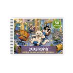 Carti si Birotica - Carti - Carti pentru copii - Carti de colorat - Carte de colorat, 50 de ilustratii Catastrophy - Volumul II, 106 pagini, A5 - Infinity.ro