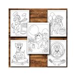 Carti si Birotica - Carti - Carti pentru copii - Carti de colorat - Carte de colorat, 50 de ilustratii Catei Caraghiosi - Volumul I, 106 pagini, A5 - Infinity.ro