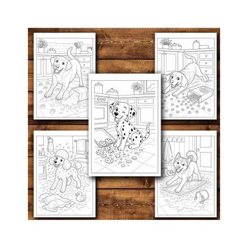 Carti si Birotica - Carti - Carti pentru copii - Carti de colorat - Carte de colorat, 50 de ilustratii Catei Poznasi - Volumul I, 106 pagini, A5 - Infinity.ro