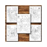 Carti si Birotica - Carti - Carti pentru copii - Carti de colorat - Carte de colorat, 50 de ilustratii Catei Poznasi - Volumul I, 106 pagini, A5 - Infinity.ro