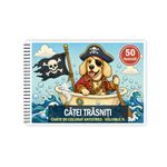 Carti si Birotica - Carti - Carti pentru copii - Carti de colorat - Carte de colorat, 50 de ilustratii Catei Trasniti - Volumul II, 106 pagini, A5 - Infinity.ro