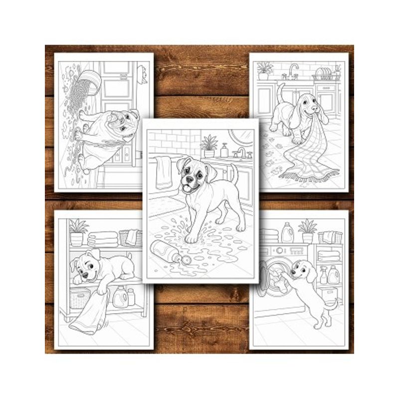 Carti si Birotica - Carti - Carti pentru copii - Carti de colorat - Carte de colorat, 50 de ilustratii Catei Poznasi - Volumul III, 106 pagini, A5 - Infinity.ro