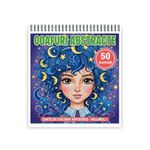 Carti si Birotica - Carti - Carti pentru copii - Carti de colorat - Carte de colorat, 50 de ilustratii Coafuri Abstracte - Volumul I, 106 pagini, A5 - Infinity.ro