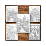 Carti si Birotica - Carti - Carti pentru copii - Carti de colorat - Carte de colorat, 50 de ilustratii Coloreaza Moldova - Volumul II, 106 pagini, A5 - Infinity.ro