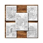 Carti si Birotica - Carti - Carti pentru copii - Carti de colorat - Carte de colorat, 50 de ilustratii Coloreaza Oltenia - Volumul II, 106 pagini, A5 - Infinity.ro