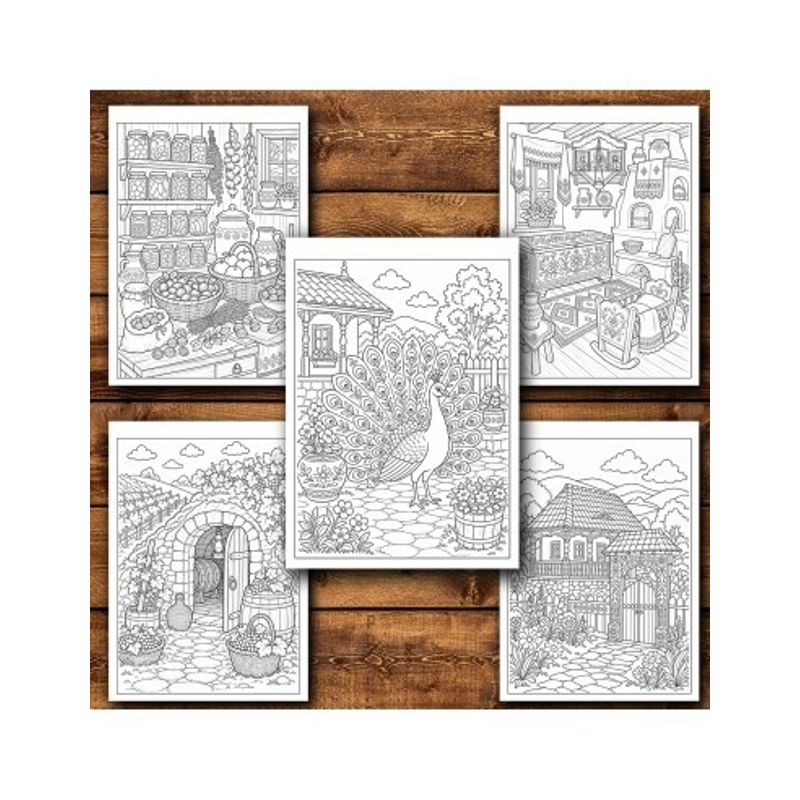 Carti si Birotica - Carti - Carti pentru copii - Carti de colorat - Carte de colorat, 50 de ilustratii Coloreaza Oltenia - Volumul II, 106 pagini, A5 - Infinity.ro
