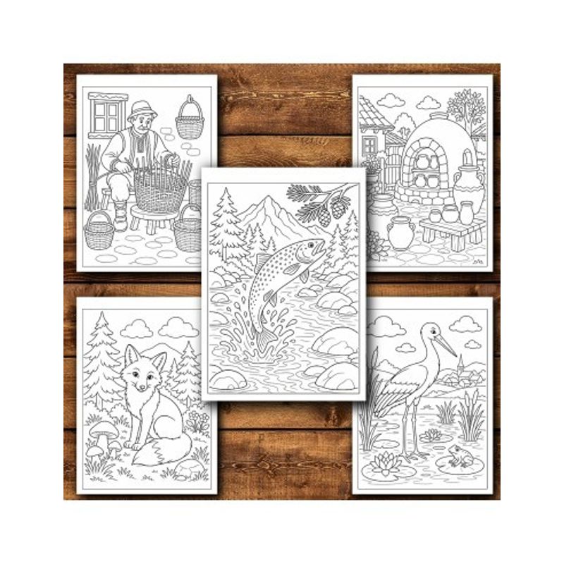 Carti si Birotica - Carti - Carti pentru copii - Carti de colorat - Carte de colorat, 50 de ilustratii Coloreaza Romania - Volumul II, 106 pagini, A5 - Infinity.ro