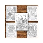 Carti si Birotica - Carti - Carti pentru copii - Carti de colorat - Carte de colorat, 50 de ilustratii Coloreaza Transilvania - Volumul I, 106 pagini, A5 - Infinity.ro