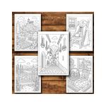 Carti si Birotica - Carti - Carti pentru copii - Carti de colorat - Carte de colorat, 50 de ilustratii Coloreaza Transilvania - Volumul I, 106 pagini, A5 - Infinity.ro