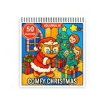 Carti si Birotica - Carti - Carti pentru copii - Carti de colorat - Carte de colorat, 50 de ilustratii Comfy Christmas - Volumul III, 106 pagini, A5 - Infinity.ro