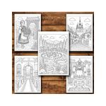 Carti si Birotica - Carti - Carti pentru copii - Carti de colorat - Carte de colorat, 50 de ilustratii Coloreaza Transilvania - Volumul II, 106 pagini, A5 - Infinity.ro