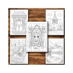 Carti si Birotica - Carti - Carti pentru copii - Carti de colorat - Carte de colorat, 50 de ilustratii Coloreaza Transilvania - Volumul II, 106 pagini, A5 - Infinity.ro